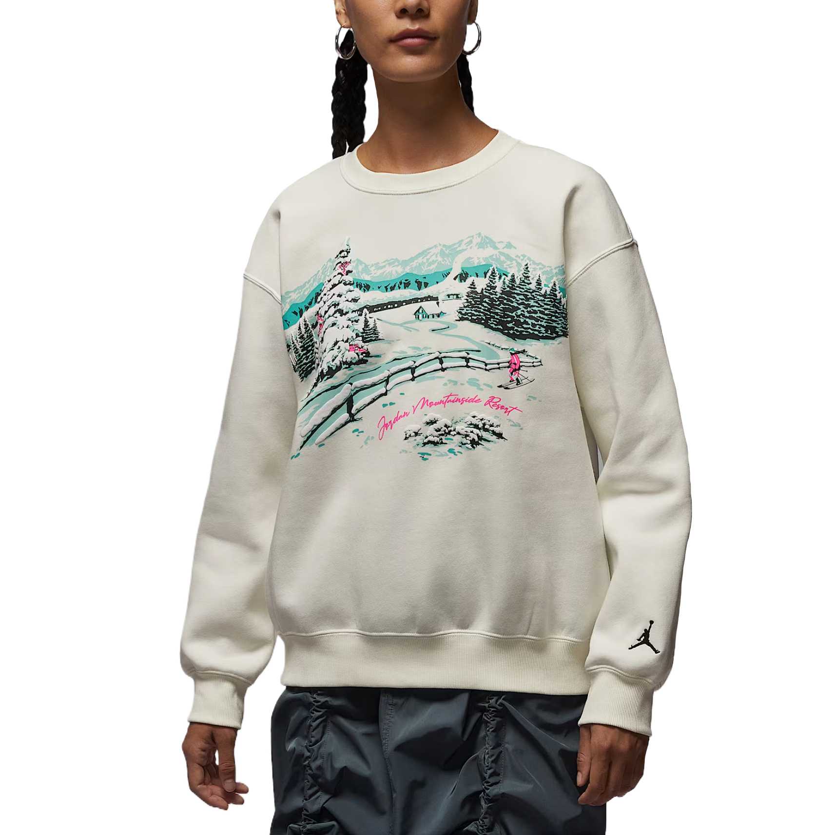 Бруклин свитшот женский Jordan, белый/темно-зеленый/черный
Бруклин свитшот женский Jordan, белый/темно-зеленый/черный