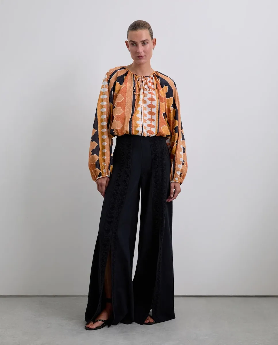 Женские широкие брюки с разрезами Scalpers, черный
Женские широкие брюки с разрезами Scalpers, черный