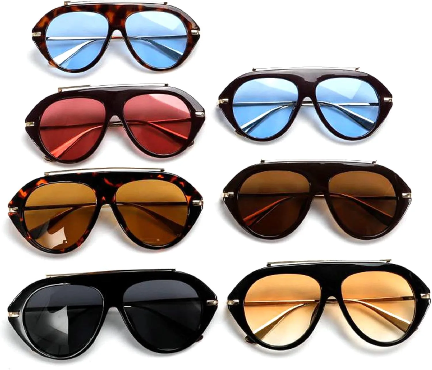 Ретро-солнцезащитные очки-пилот большого размера для женщин и мужчин. Классические солнцезащитные очки-пилот в стиле 70-х. Винтажные солнцезащитные очки mincl, C5
Ретро-солнцезащитные очки-пилот большого размера для женщин и мужчин. Классические солнцезащитные очки-пилот в стиле 70-х. Винтажные солнцезащитные очки mincl, C5