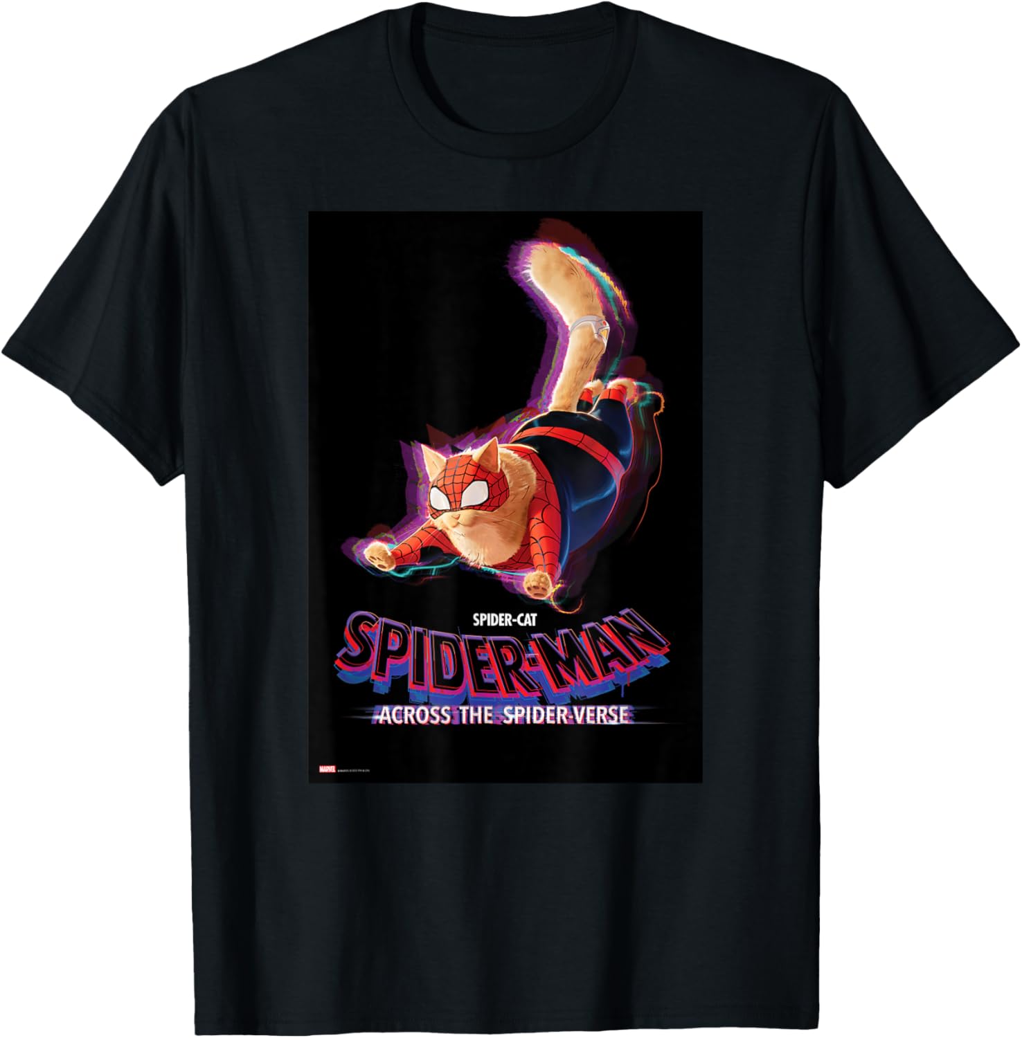 Футболка с изображением постера Marvel Spider-Man Across The Spider-Bath Spidercat, черная
Футболка с изображением постера Marvel Spider-Man Across The Spider-Bath Spidercat, черная