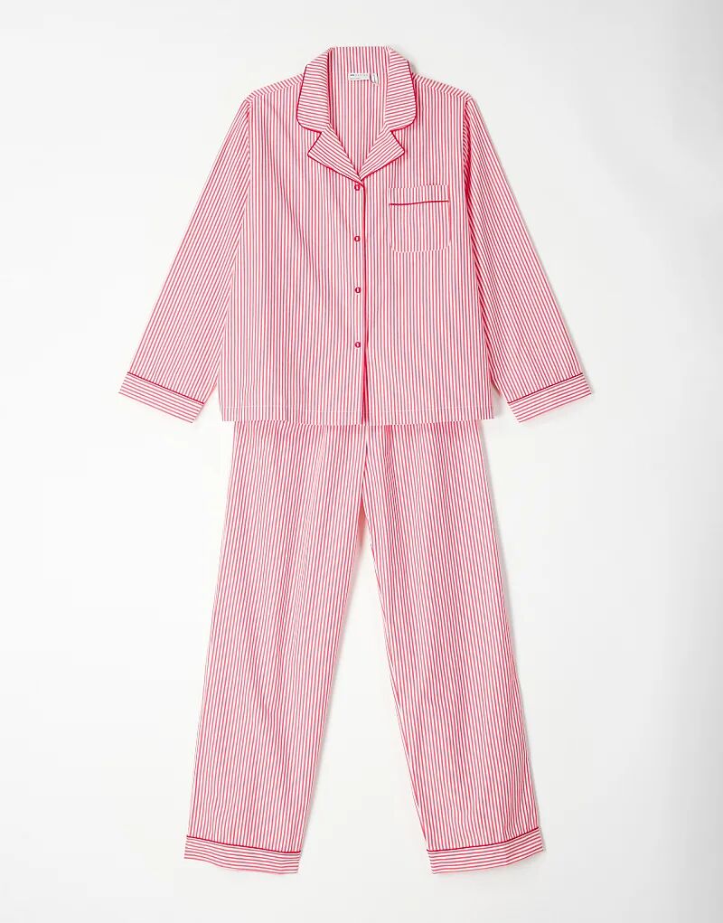 Пижамный комплект ASOS DESIGN в красную полоску с бархатной отделкой
Пижамный комплект ASOS DESIGN в красную полоску с бархатной отделкой