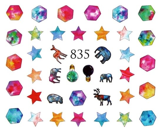 Водные наклейки для ногтей - №835, Raisin
Водные наклейки для ногтей - №835, Raisin