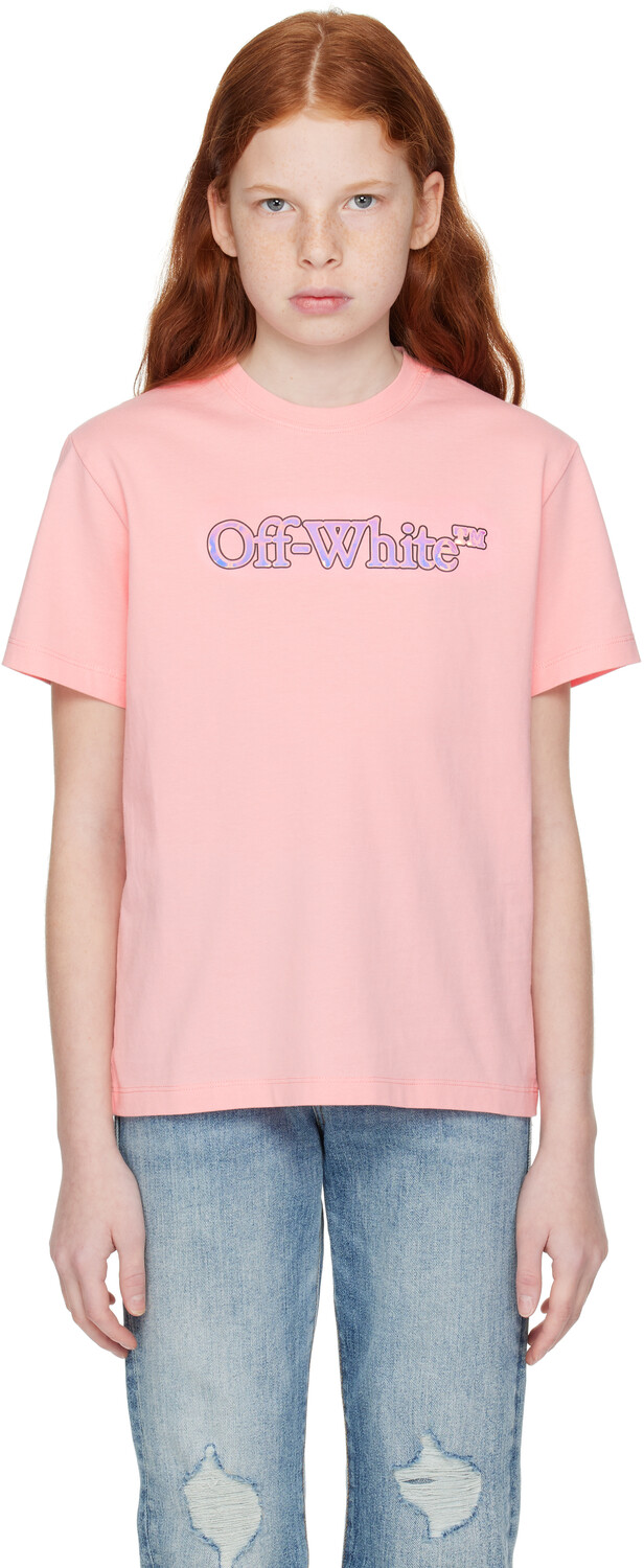Детская розовая футболка Big Bookish Off-White
Детская розовая футболка Big Bookish Off-White