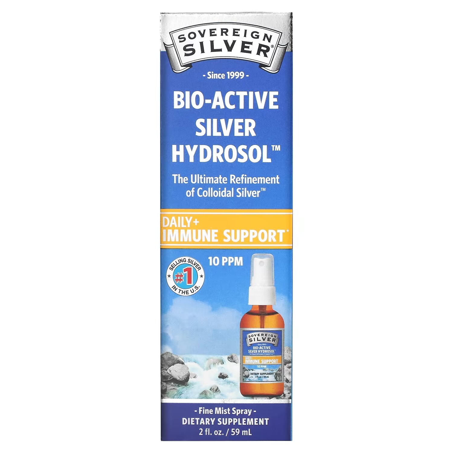 Био-активный серебряный гидрозоль Sovereign Silver Fine Mist Spray, 10 частей на миллион, 2 жидкие унции (59 мл) (10 частей на миллион на 30 распылений)
Био-активный серебряный гидрозоль Sovereign Silver Fine Mist Spray, 10 частей на миллион, 2 жидкие унции (59 мл) (10 частей на миллион на 30 распылений)