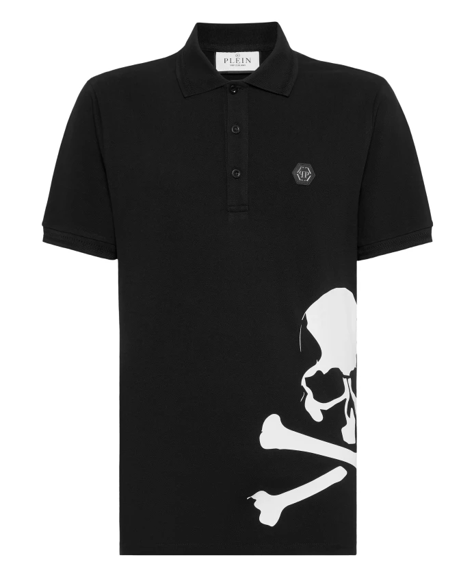 Футболка-Поло с короткими рукавами и рисунком «Череп и кости» Philipp Plein, черный
Футболка-Поло с короткими рукавами и рисунком «Череп и кости» Philipp Plein, черный