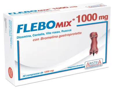 Flebomix 1000 Добавка 30 таблеток Здоровье ног Aristeia Farmaceutici
Flebomix 1000 Добавка 30 таблеток Здоровье ног Aristeia Farmaceutici