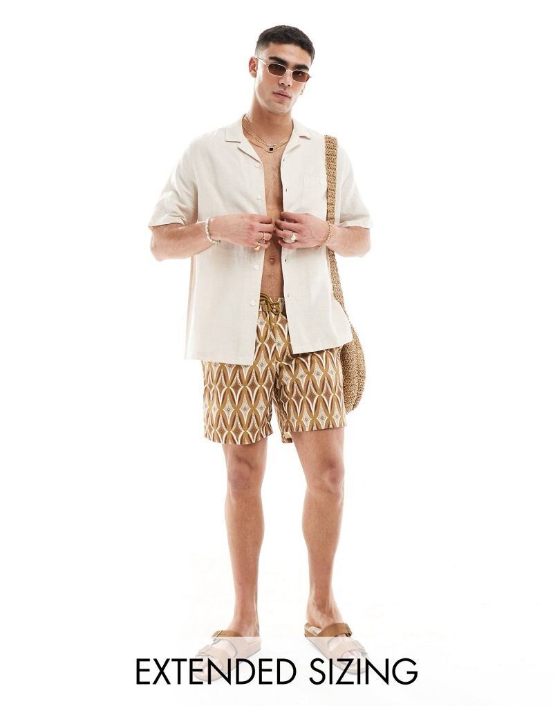 Свободная льняная рубашка с воротником-стойкой ASOS DESIGN цвета экрю
Свободная льняная рубашка с воротником-стойкой ASOS DESIGN цвета экрю