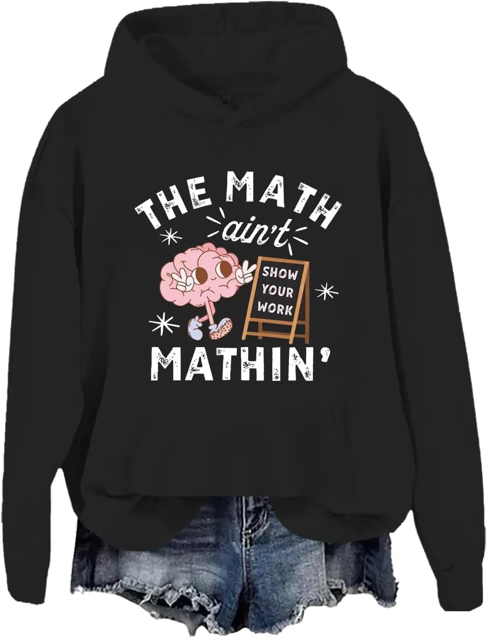 Толстовка с принтом "The Math Ain't Mathin"
Толстовка с принтом "The Math Ain't Mathin"