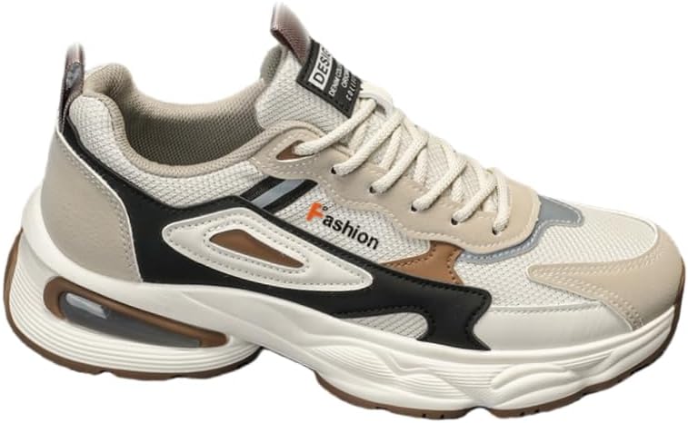 Мужские модные спортивные кроссовки - с шнуровкой, на толстой подошве, массивные - резиновая подошва - удобные и легкие - подходят для всех сезонов Hoalox, бежевый
Мужские модные спортивные кроссовки - с шнуровкой, на толстой подошве, массивные - резиновая подошва - удобные и легкие - подходят для всех сезонов Hoalox, бежевый