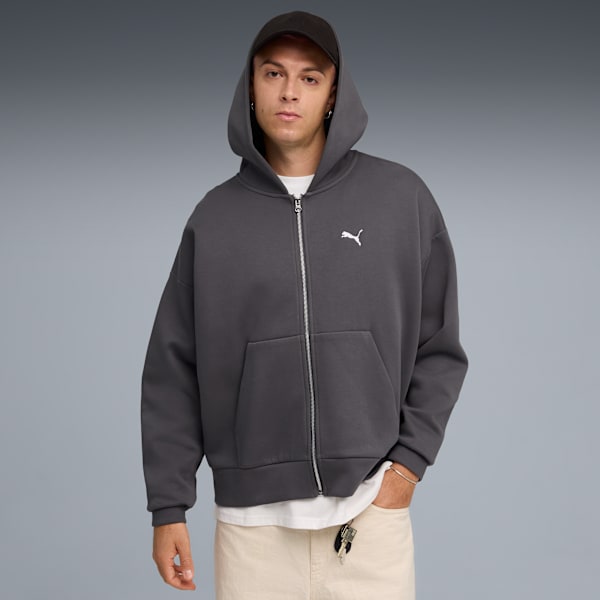 Мужская толстовка с капюшоном на молнии Puma Wardrobe Essentials, серый
Мужская толстовка с капюшоном на молнии Puma Wardrobe Essentials, серый