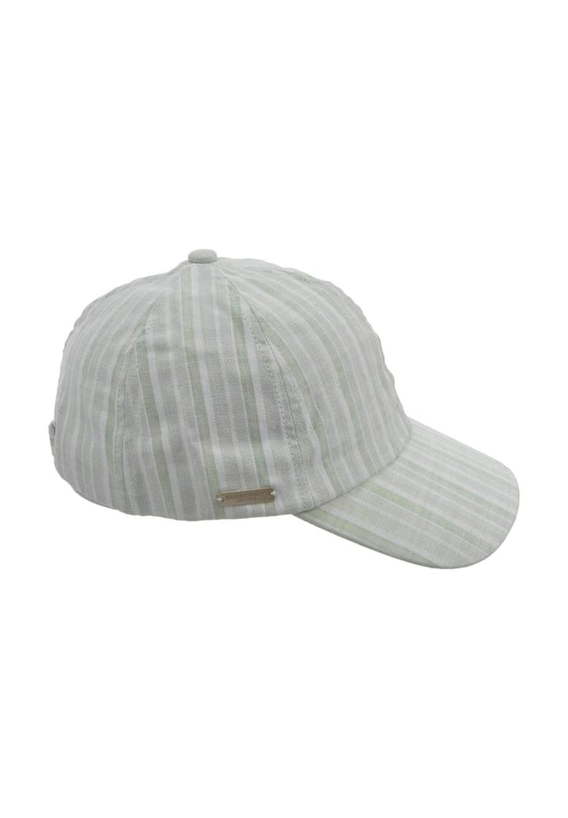 Бейсболка из хлопка и вискозы в полоску 55612-0 Seeberger, цвет jade
Бейсболка из хлопка и вискозы в полоску 55612-0 Seeberger, цвет jade