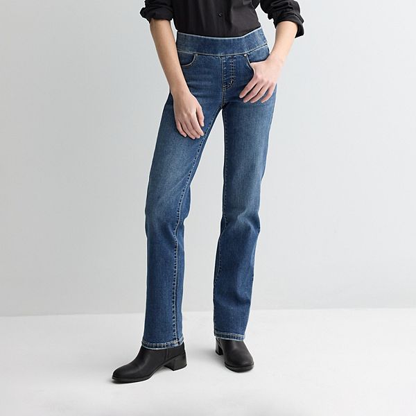 Женские джинсы прямого кроя с эффектом контроля живота Apt. 9, Medium Wash Plain
Женские джинсы прямого кроя с эффектом контроля живота Apt. 9, Medium Wash Plain