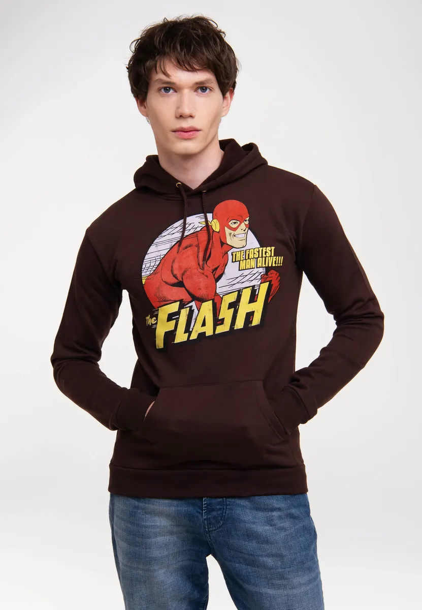 Толстовка с капюшоном LOGOSHIRT "DC Comics - Flash, Fastest Man Alive", с лицензионным принтом, коричневый
Толстовка с капюшоном LOGOSHIRT "DC Comics - Flash, Fastest Man Alive", с лицензионным принтом, коричневый