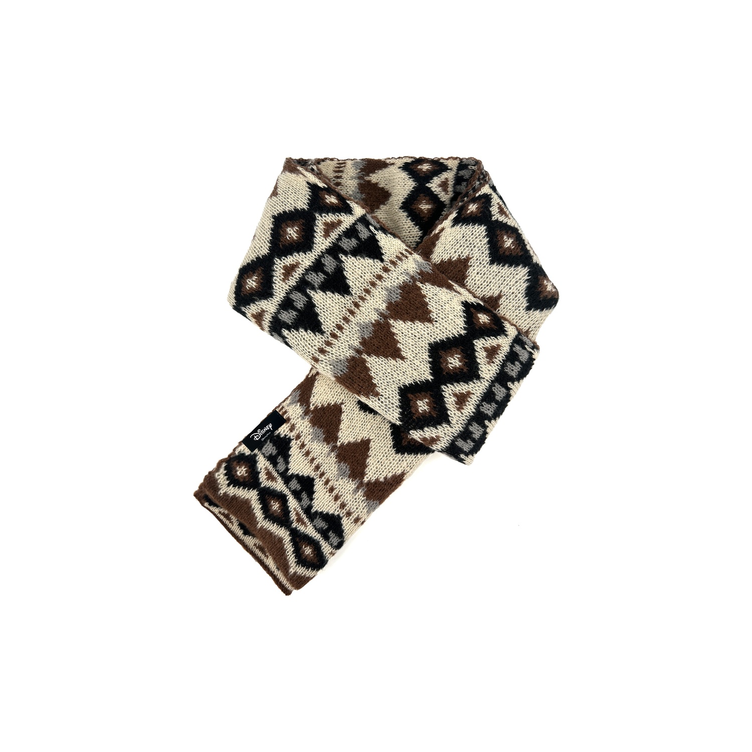 Disney Полиэстеровый вязаный шарф унисекс, Chocolates Brown 
Disney Полиэстеровый вязаный шарф унисекс, Chocolates Brown