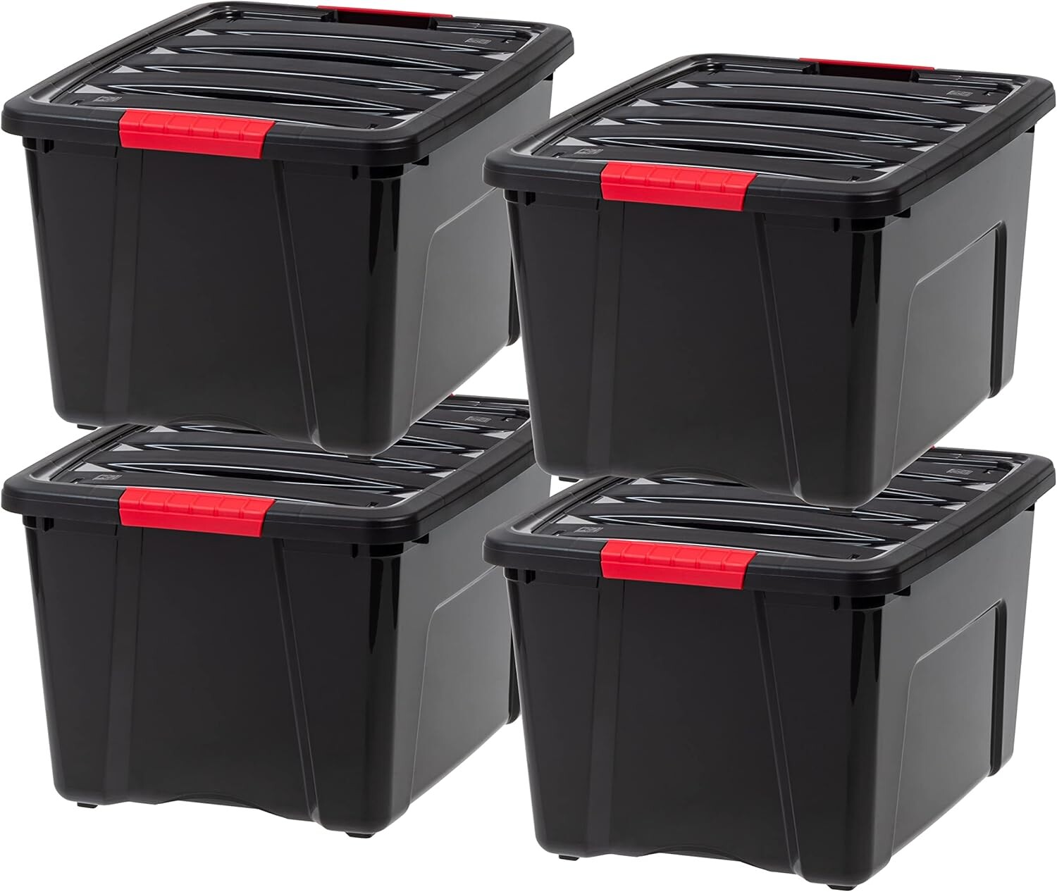 IRIS USA 40 Qt Штабелируемые пластиковые контейнеры для хранения с крышками, 4 упаковки — без BPA, сделано в США — решение для организации гаража, защелки, прочные встраиваемые контейнеры, надежная ручка — черный, Black
IRIS USA 40 Qt Штабелируемые пластиковые контейнеры для хранения с крышками, 4 упаковки — без BPA, сделано в США — решение для организации гаража, защелки, прочные встраиваемые контейнеры, надежная ручка — черный, Black