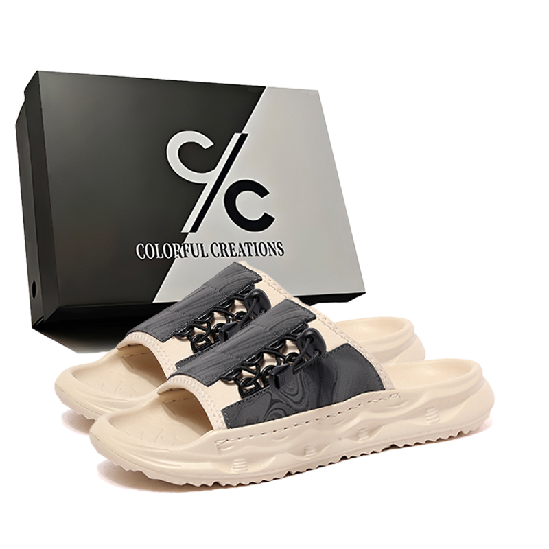 Мужские сандалии с прошивкой EVA, тихие, нескользящие, быстросохнущие Colorful Creations, Beige
Мужские сандалии с прошивкой EVA, тихие, нескользящие, быстросохнущие Colorful Creations, Beige