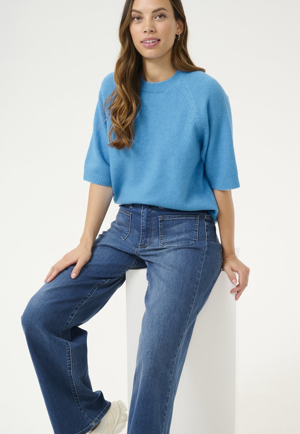 Базовая футболка SYLVIE Kaffe, синий
Базовая футболка SYLVIE Kaffe, синий