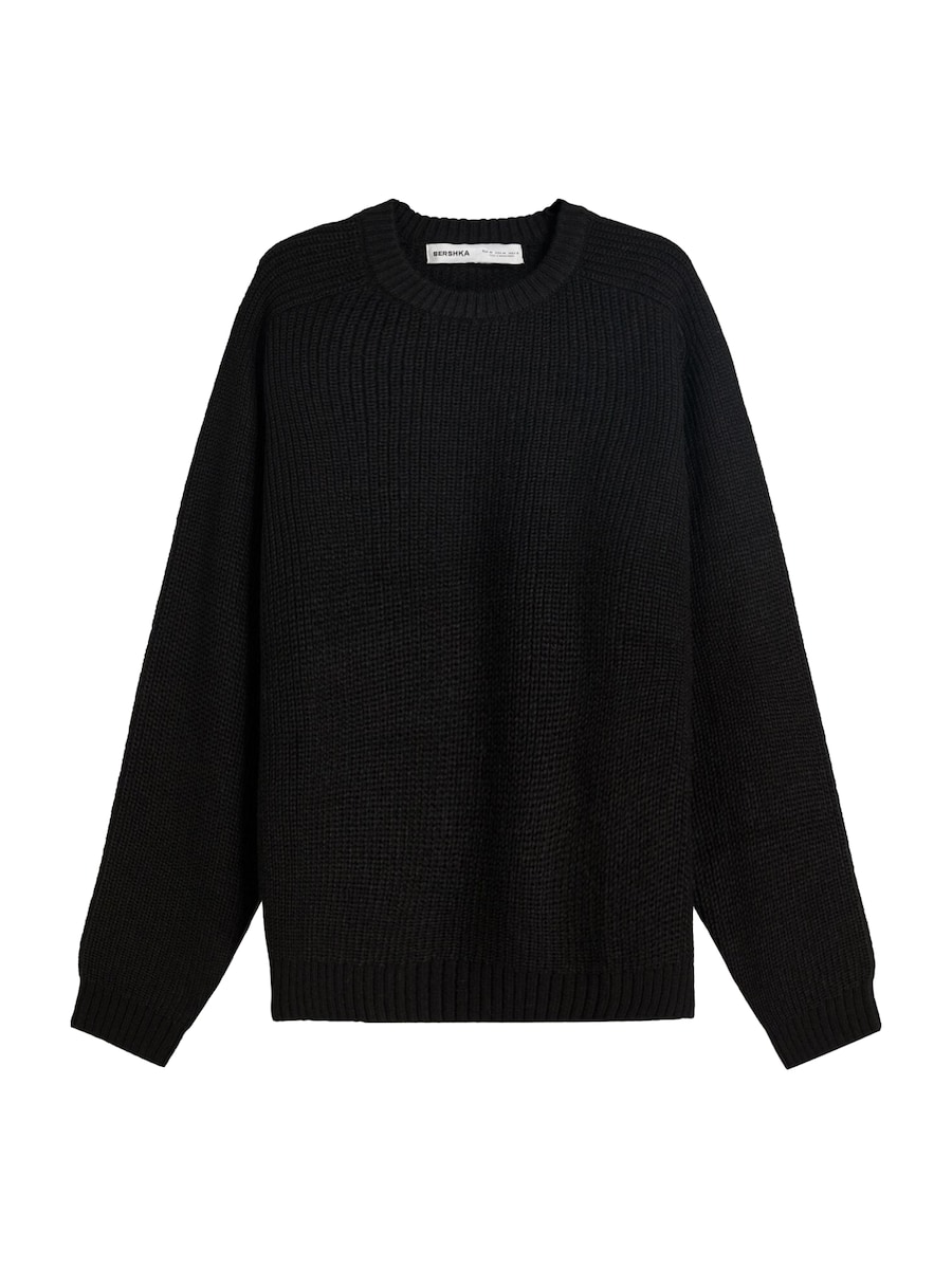 Свитер Bershka, черный
Свитер Bershka, черный