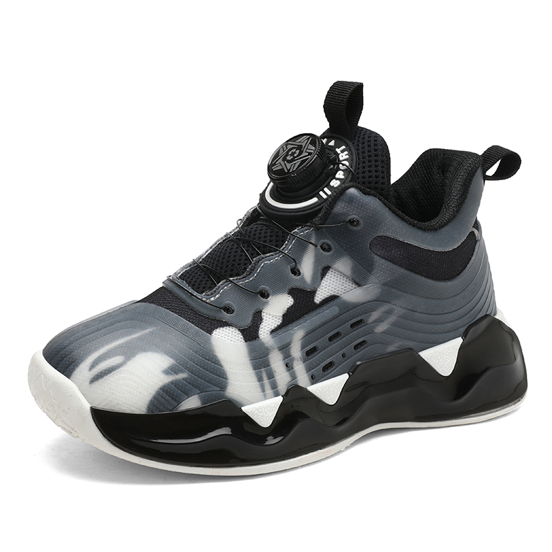 Детские баскетбольные кроссовки с высоким берцем и противоскользящим покрытием KUPE, черный
Детские баскетбольные кроссовки с высоким берцем и противоскользящим покрытием KUPE, черный