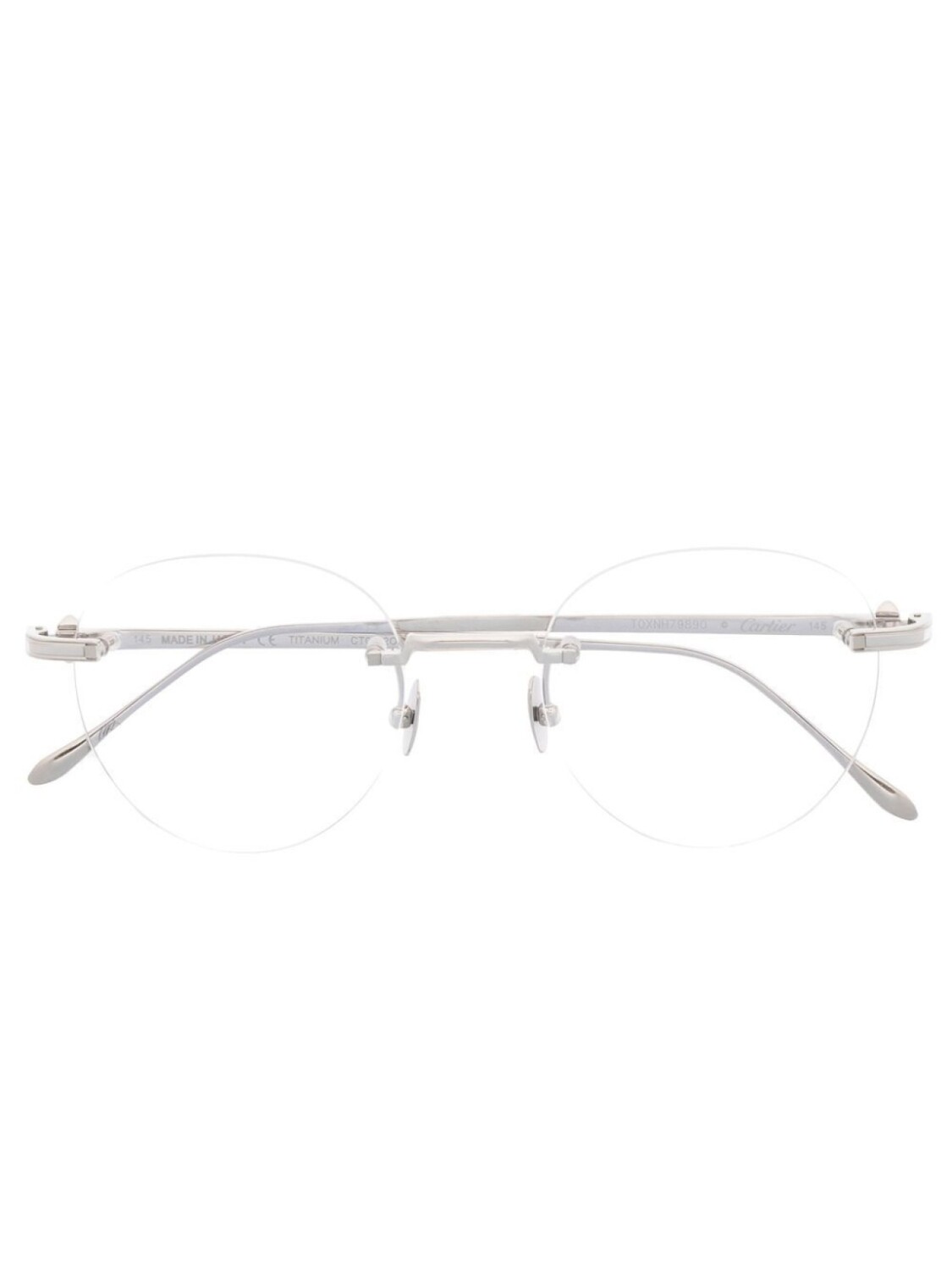 Cartier Eyewear очки в круглой оправе, серебряный
Cartier Eyewear очки в круглой оправе, серебряный