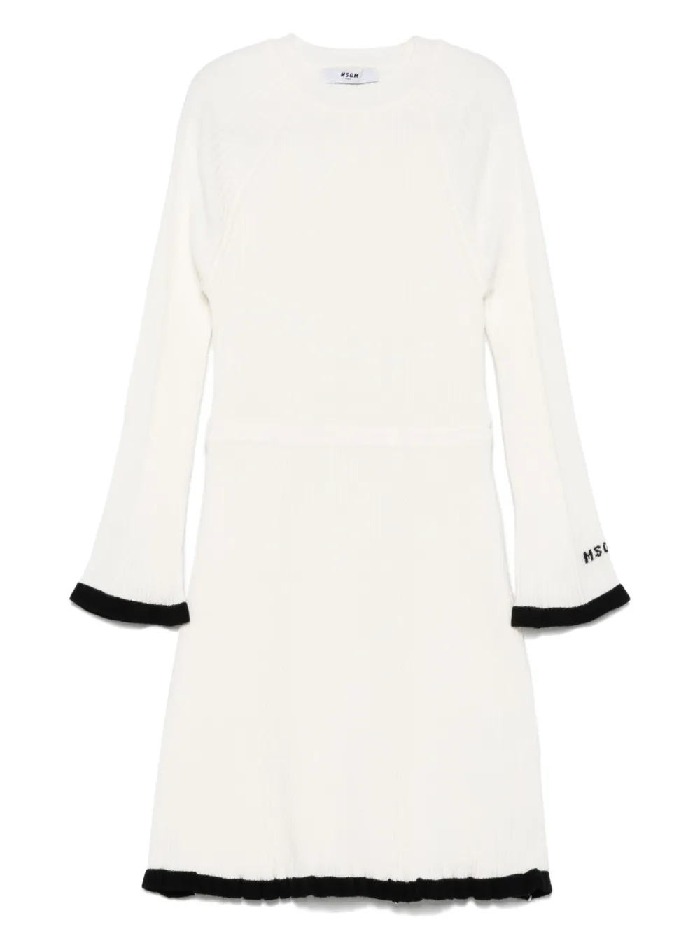 Платье в рубчик MSGM Kids, белый
Платье в рубчик MSGM Kids, белый