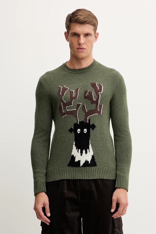 Свитер из смесовой шерсти Ea7 Emporio Armani, зеленый
Свитер из смесовой шерсти Ea7 Emporio Armani, зеленый