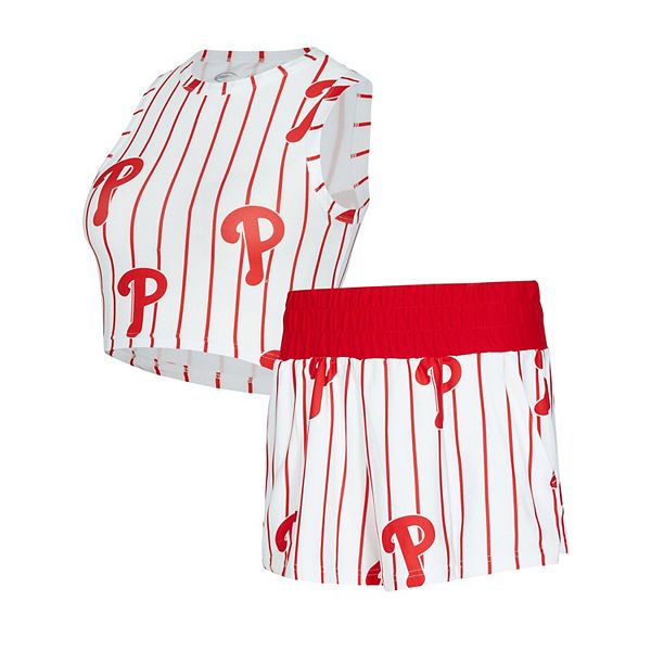 Женский сет: майка и шорты Philadelphia Phillies Pinstripe Record Unbranded
Женский сет: майка и шорты Philadelphia Phillies Pinstripe Record Unbranded
