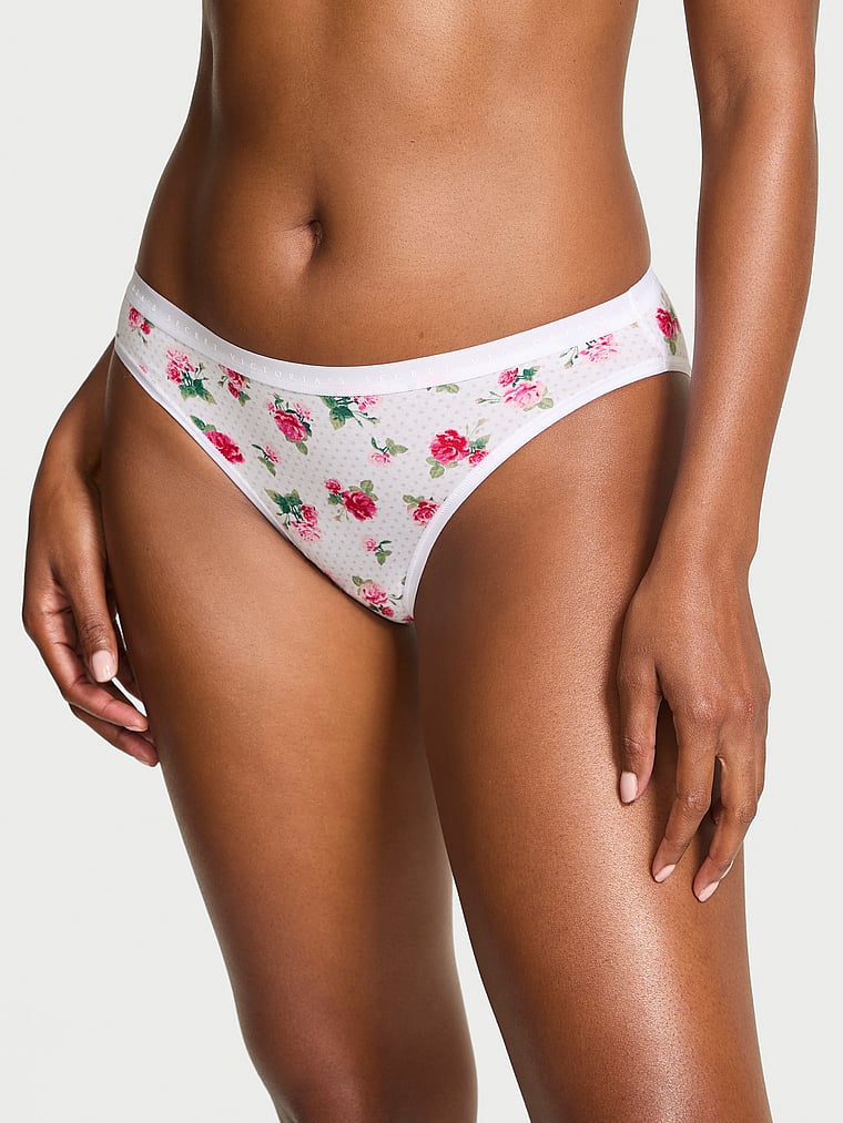 Трусики-Бикини из эластичного хлопка Victoria'S Secret, smooth vs white holly floral
Трусики-Бикини из эластичного хлопка Victoria'S Secret, smooth vs white holly floral