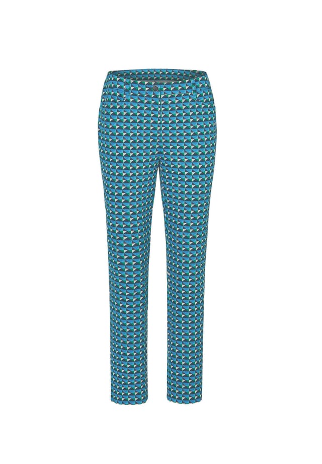 Короткий размер: брюки с принтом и минималистичным дизайном. Goldner, мультиколор
Короткий размер: брюки с принтом и минималистичным дизайном. Goldner, мультиколор