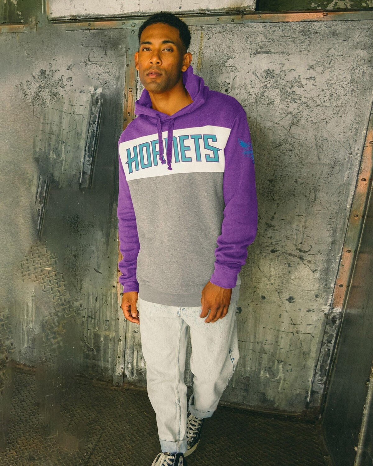 Толстовка с цветными блоками НБА «Шарлотт Хорнетс» Junk Food Clothing, цвет Purple/Heather Grey
Толстовка с цветными блоками НБА «Шарлотт Хорнетс» Junk Food Clothing, цвет Purple/Heather Grey