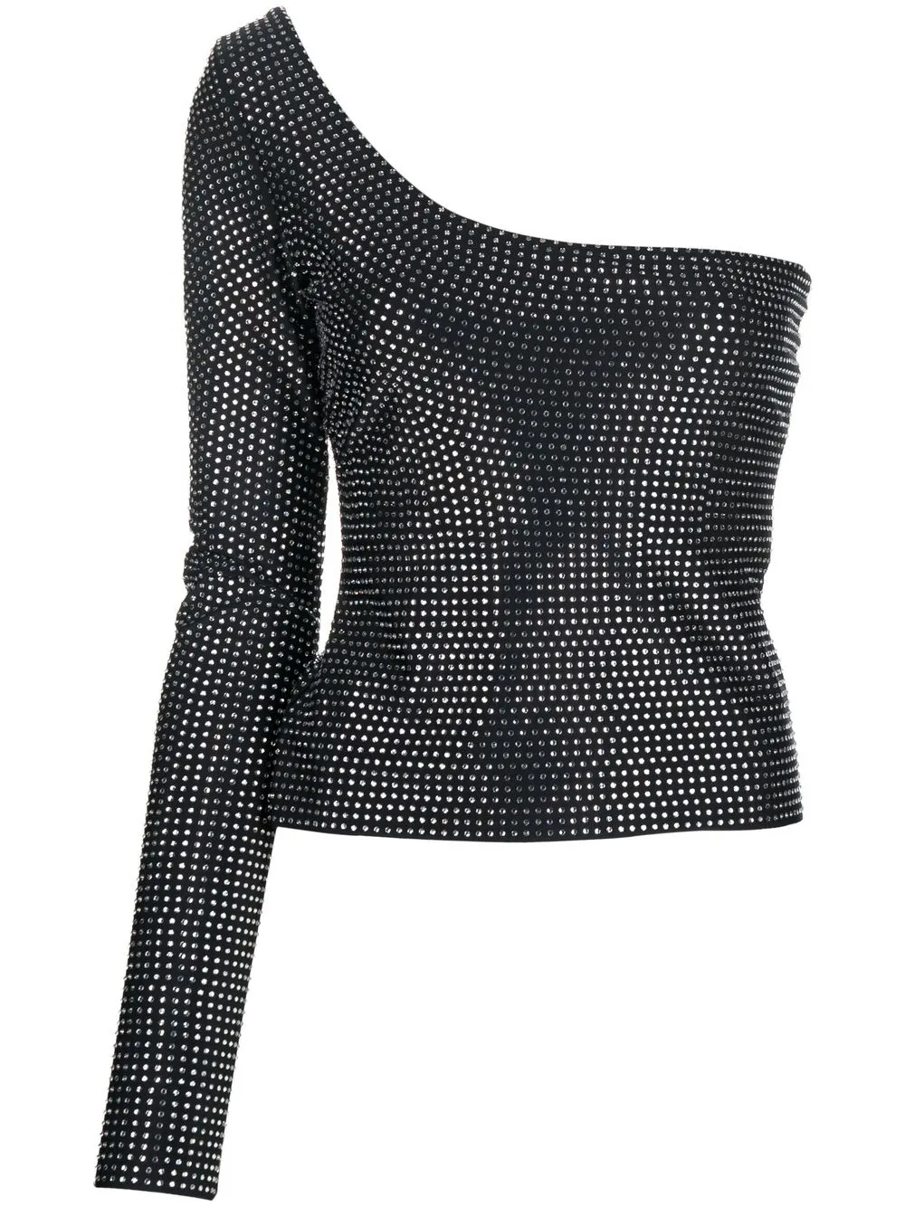 Топ на одно плечо кристаллами Giuseppe Di Morabito, черный
Топ на одно плечо кристаллами Giuseppe Di Morabito, черный
