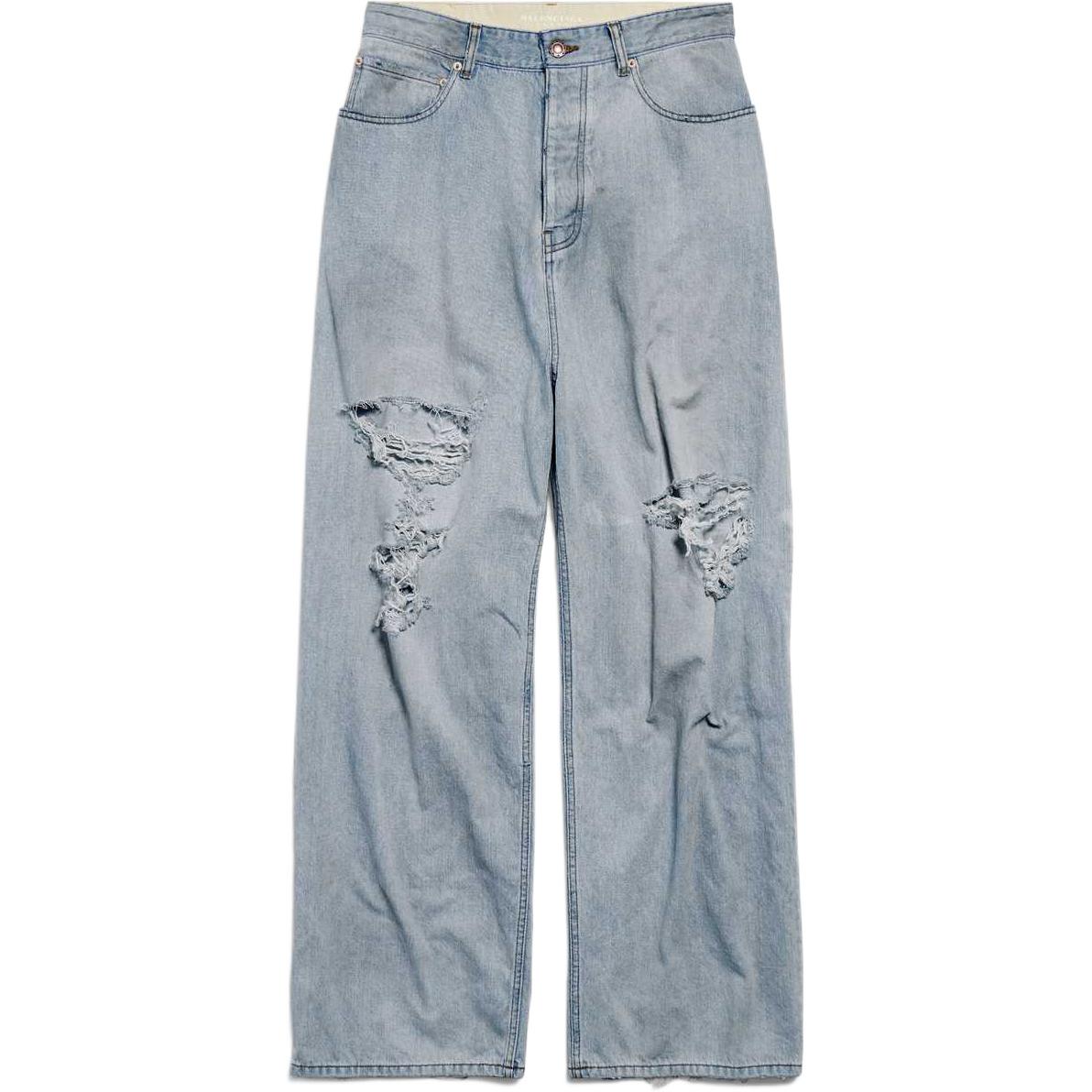 Рваные джинсы Balenciaga, синий
Рваные джинсы Balenciaga, синий