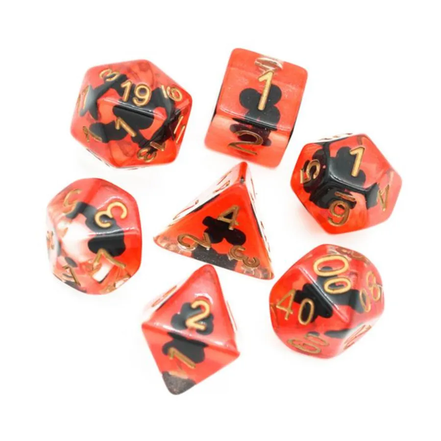 Набор Poly — костюм из игральных костей, треф с бронзой (7), Dice Sets - Resin/Acrylic - Rainbow & Multi-Colored (Foam Brain Games)
Набор Poly — костюм из игральных костей, треф с бронзой (7), Dice Sets - Resin/Acrylic - Rainbow & Multi-Colored (Foam Brain Games)