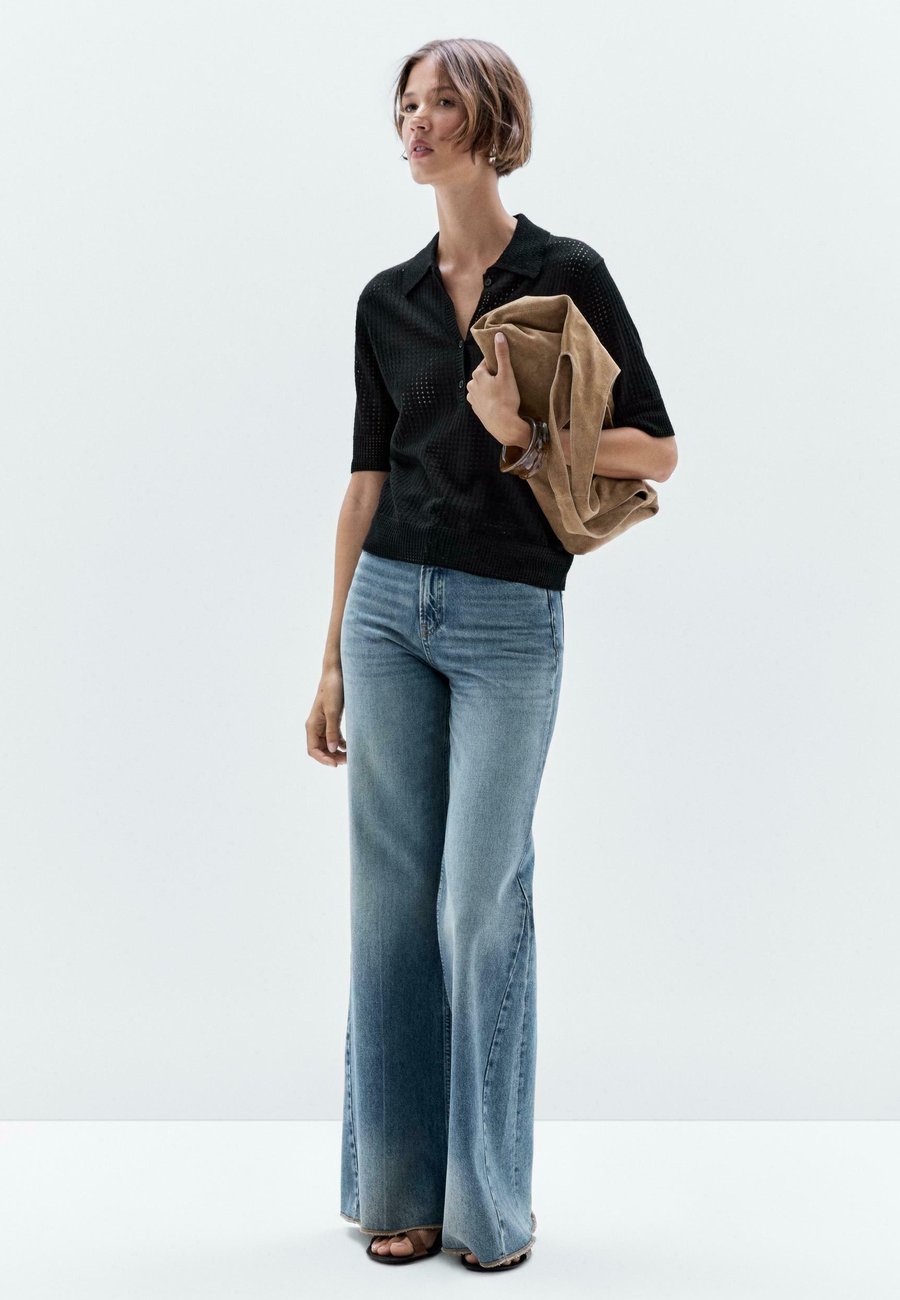 Поло Massimo Dutti POLO COLLAR WITH SHORT SLEEVES, Black
Поло Massimo Dutti POLO COLLAR WITH SHORT SLEEVES, Black