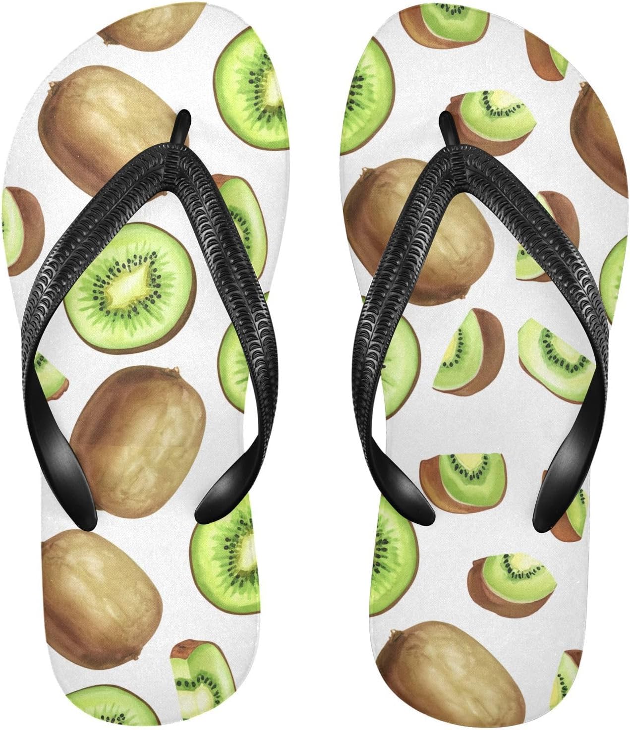 Женские и мужские пляжные шлепанцы Kiwi Fruit с белой подошвой, резиновые, противоскользящие, летние тапочки для душа и прогулок Sinestour
Женские и мужские пляжные шлепанцы Kiwi Fruit с белой подошвой, резиновые, противоскользящие, летние тапочки для душа и прогулок Sinestour