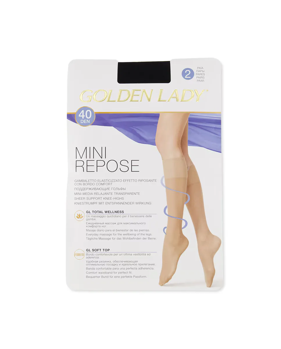 Натуральные базовые мини-чулки Golden Lady, черный
Натуральные базовые мини-чулки Golden Lady, черный