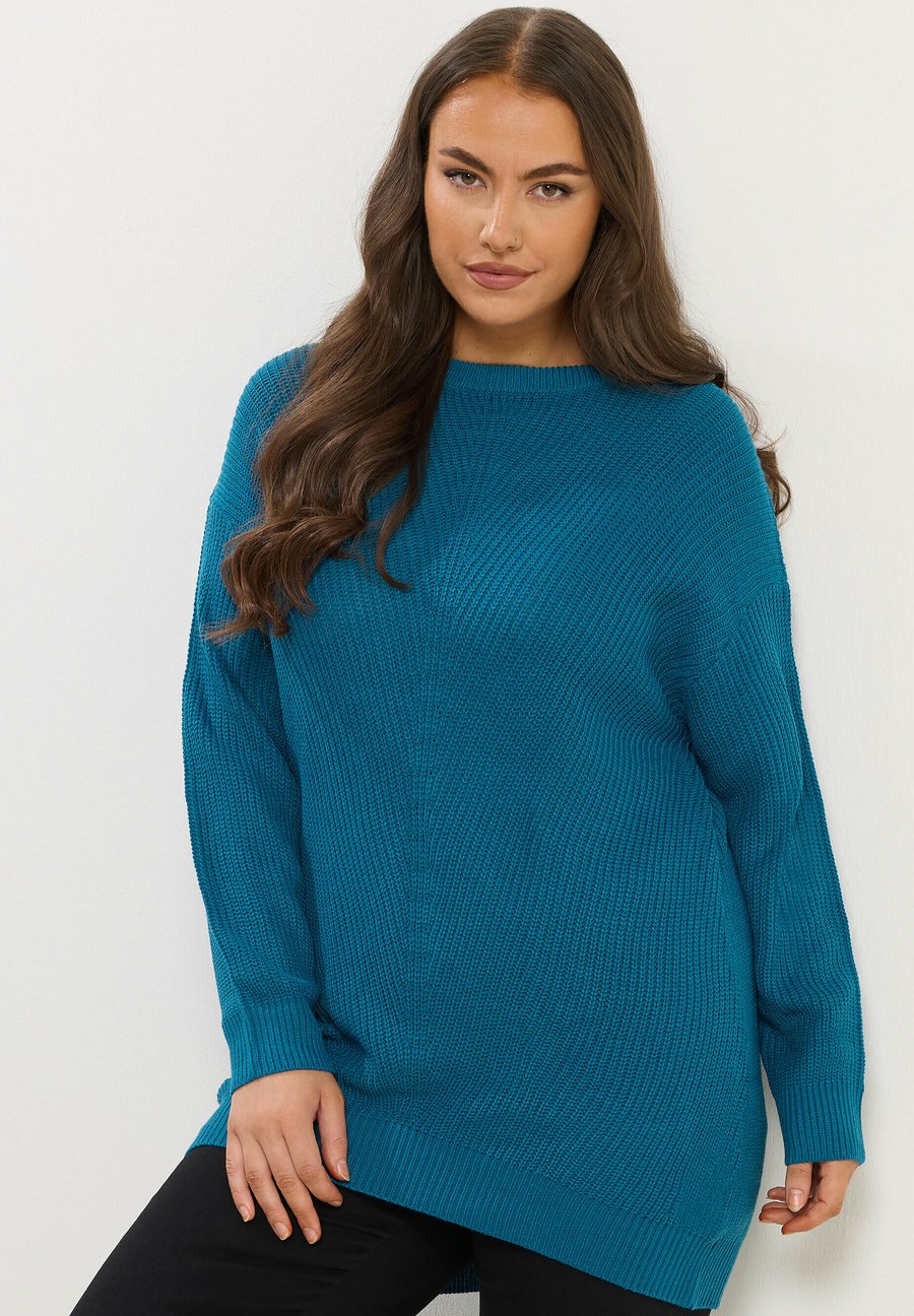 Джемпер Yours Clothing Jumper, Dark Blue/Teal
Джемпер Yours Clothing Jumper, Dark Blue/Teal