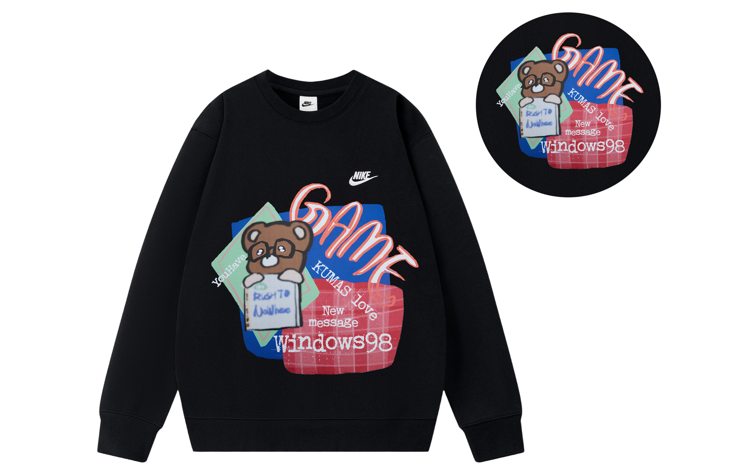 Спортивный свитшот Unisex Nike, черный
Спортивный свитшот Unisex Nike, черный