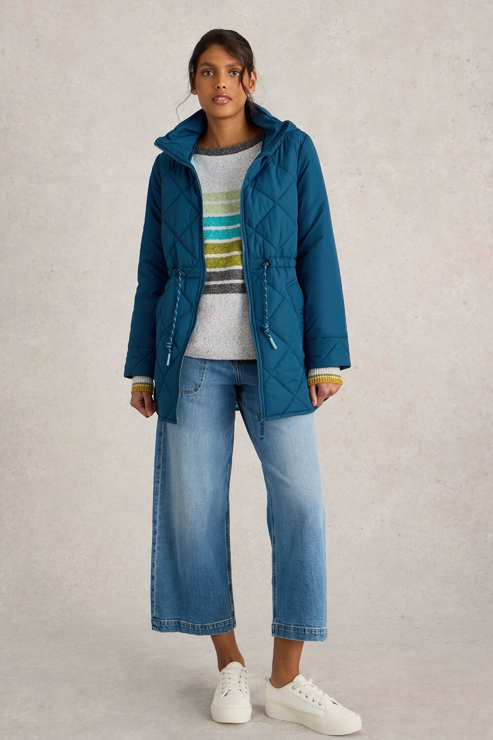 Стеганое пальто Эмилия White Stuff, зеленый
Стеганое пальто Эмилия White Stuff, зеленый