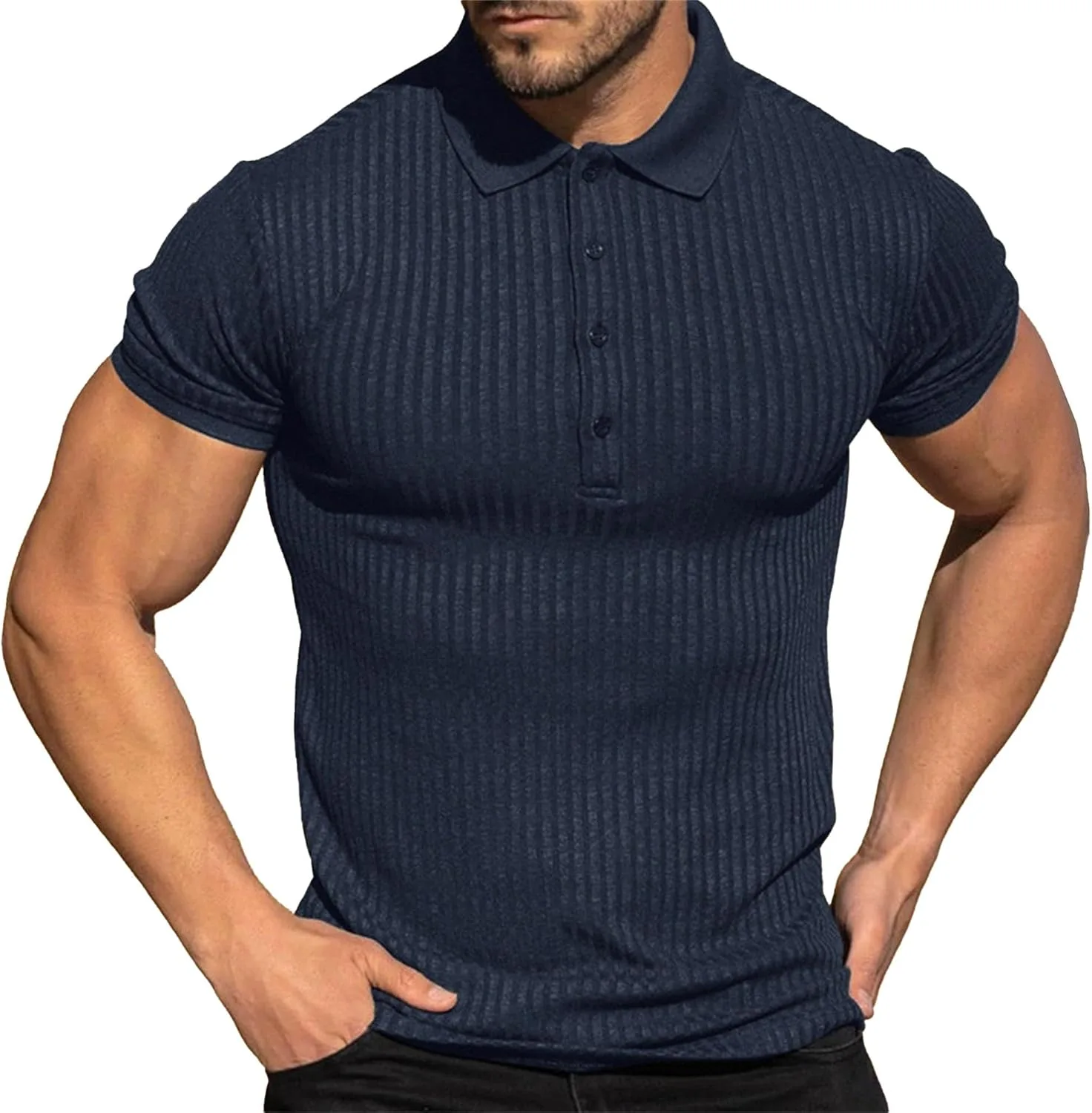 Мужская футболка Polo Maiyifu-GJ Slim Fit V-образный вырез короткий рукав
Мужская футболка Polo Maiyifu-GJ Slim Fit V-образный вырез короткий рукав