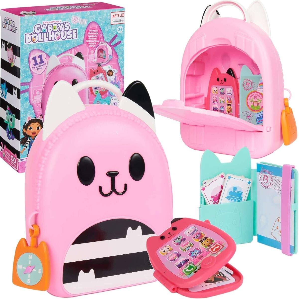 Cat House Gabi Рюкзак, телефон, кошелек и дорожные аксессуары для детей Gabby's Dollhouse
Cat House Gabi Рюкзак, телефон, кошелек и дорожные аксессуары для детей Gabby's Dollhouse