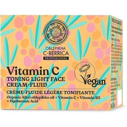 Облепиха Ягодный крем-флюид светлый тон с витамином С 50мл, Natura Siberica
Облепиха Ягодный крем-флюид светлый тон с витамином С 50мл, Natura Siberica