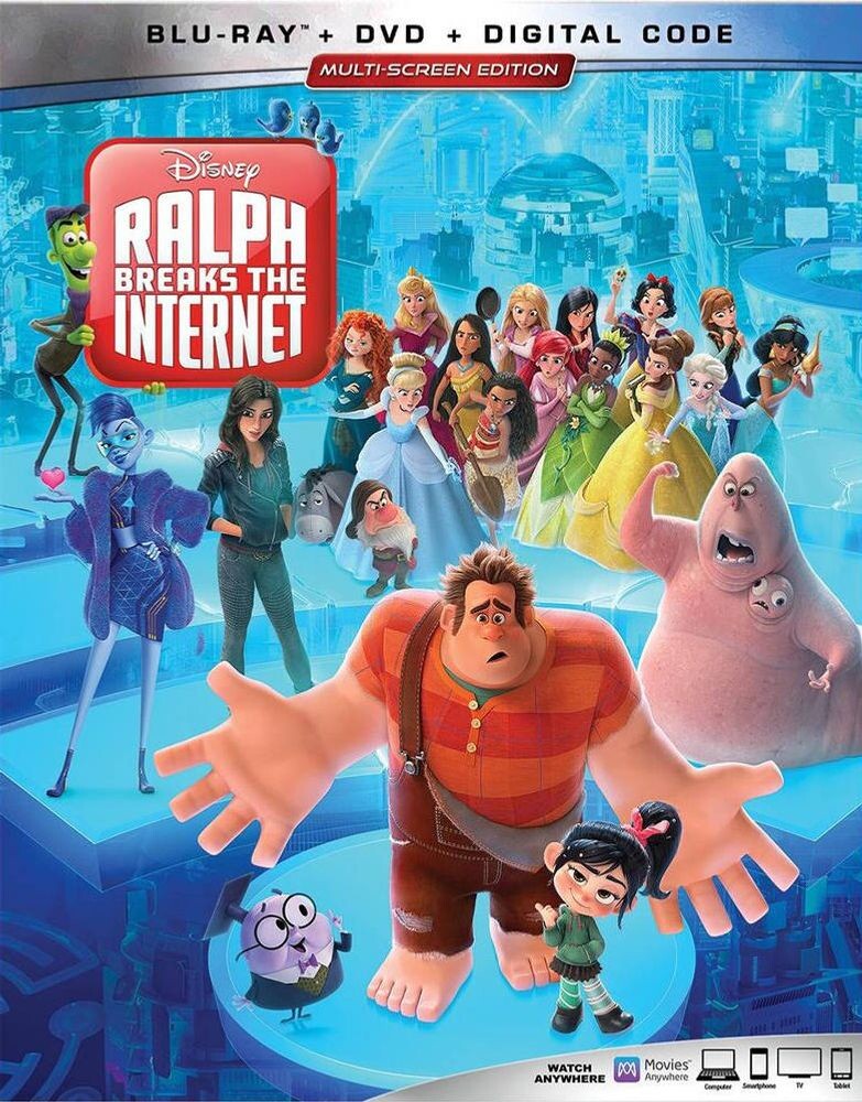 Диск Blu-ray Ralph Breaks The Internet
Диск Blu-ray Ralph Breaks The Internet