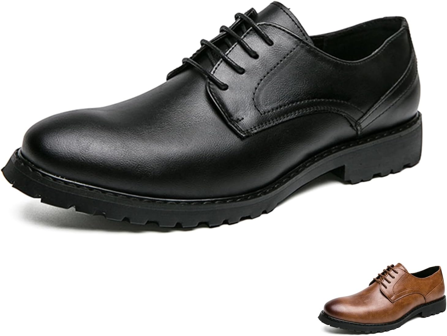 Мужские кожаные оксфорды, классические туфли с круглым носком, шнуровкой, низкие дерби, ретро стиль, деловые, свадебные и формальные туфли Zeberfi, черный
Мужские кожаные оксфорды, классические туфли с круглым носком, шнуровкой, низкие дерби, ретро стиль, деловые, свадебные и формальные туфли Zeberfi, черный