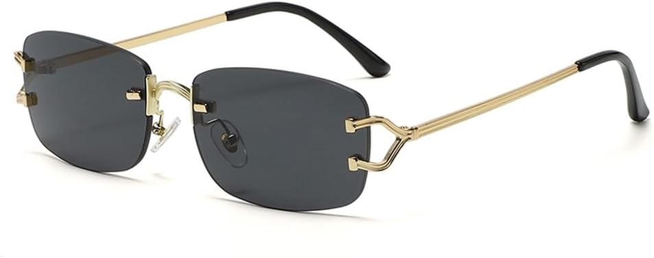 Квадратные солнцезащитные очки для мужчин, полуметаллические, сине-зеленые, без оправы, модные женские солнцезащитные очки без оправы, защита от ультрафиолета UV400 WNCKSQ, Gold With Black
Квадратные солнцезащитные очки для мужчин, полуметаллические, сине-зеленые, без оправы, модные женские солнцезащитные очки без оправы, защита от ультрафиолета UV400 WNCKSQ, Gold With Black