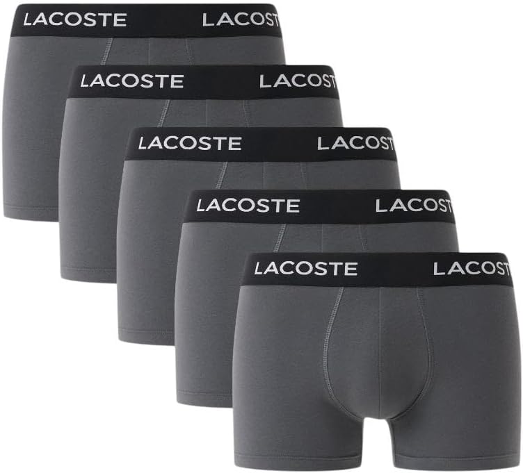 Lacoste мужские боксеры Regular Fit, 5 штук, Shadow Grey
Lacoste мужские боксеры Regular Fit, 5 штук, Shadow Grey