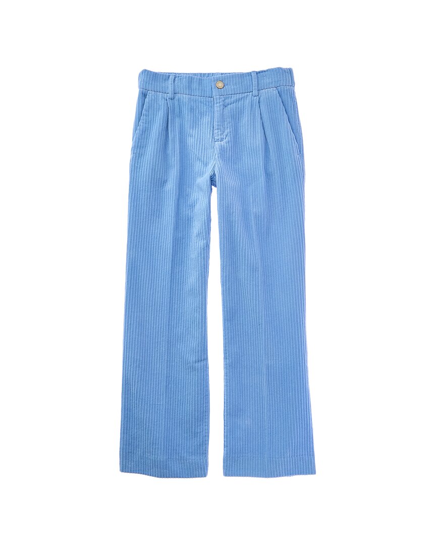 Широкие плиссированные брюки из вельвета Scotch & Soda, синий 
Широкие плиссированные брюки из вельвета Scotch & Soda, синий