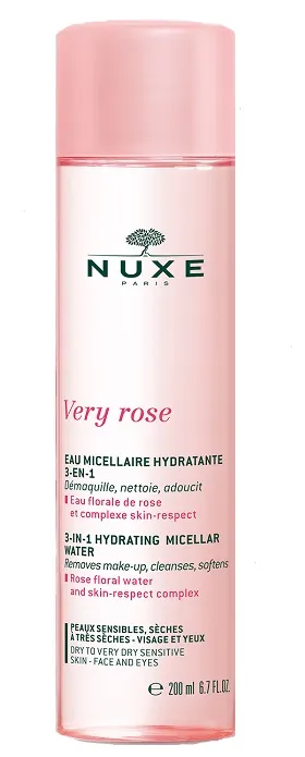 Увлажняющая мицеллярная вода Nuxe 3 в 1 Very Rose 200 мл Очищение чувствительной, сухой и очень сухой кожи.
Увлажняющая мицеллярная вода Nuxe 3 в 1 Very Rose 200 мл Очищение чувствительной, сухой и очень сухой кожи.