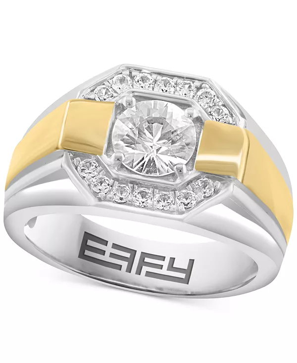 Мужское кольцо Effy с цирконом в восьмиугольной оправе (2-1/4 карата) из стерлингового серебра с покрытием из 14-каратного золота Effy Collection, silver
Мужское кольцо Effy с цирконом в восьмиугольной оправе (2-1/4 карата) из стерлингового серебра с покрытием из 14-каратного золота Effy Collection, silver