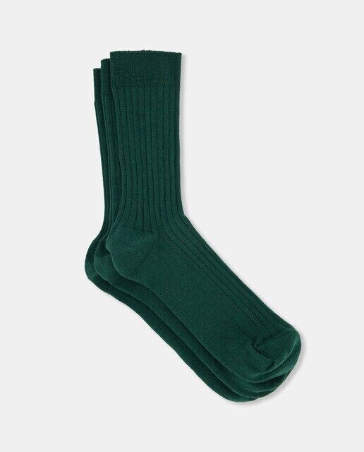 Комплект из трех носков для девочек в рубчик Cotton Juice, зеленый
Комплект из трех носков для девочек в рубчик Cotton Juice, зеленый